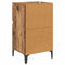vidaXL Bedside Cabinet Old wood 40 x 35 x 70 cm Engineered wood