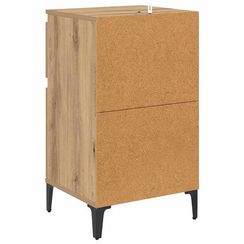 vidaXL Bedside Cabinet Artisan oak 40 x 35 x 70 cm Engineered wood