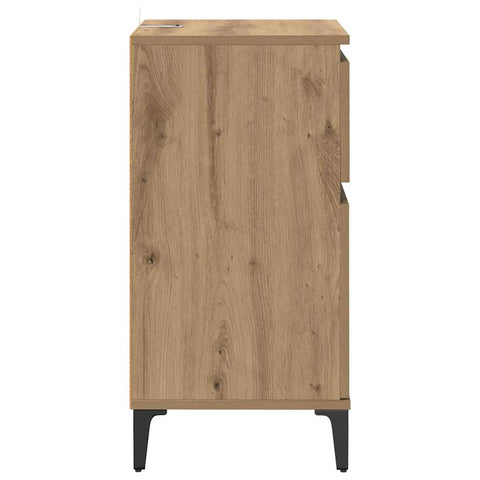 vidaXL Bedside Cabinet Artisan oak 40 x 35 x 70 cm Engineered wood