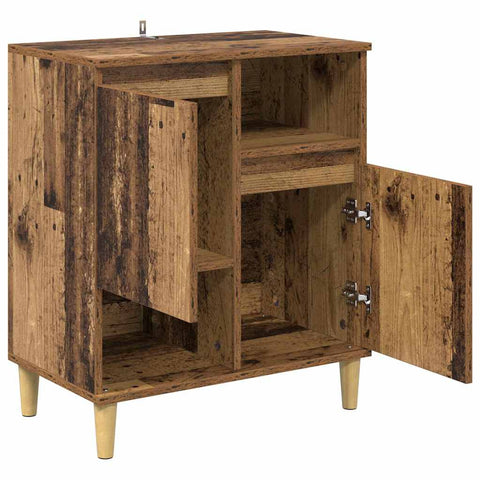 vidaXL Sideboard Old wood 35 x 60 x 70 cm Engineered wood