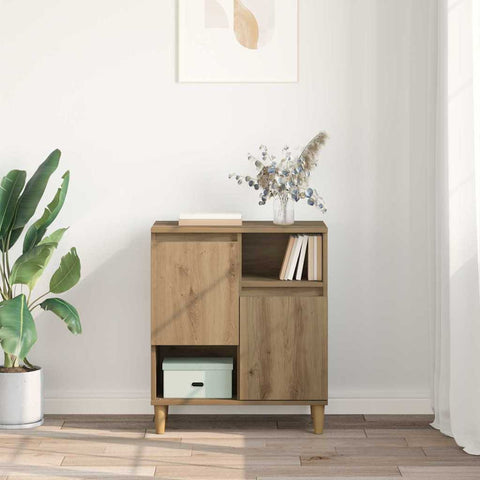 vidaXL Sideboard Artisan oak 35 x 60 x 70 cm Engineered wood
