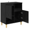 vidaXL Sideboard Black oak 35 x 60 x 70 cm Engineered wood