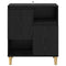 vidaXL Sideboard Black oak 35 x 60 x 70 cm Engineered wood