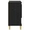 vidaXL Sideboard Black oak 35 x 60 x 70 cm Engineered wood