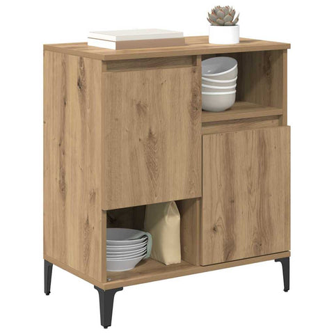 vidaXL Sideboard Artisan oak 60 x 35 x 70 cm Engineered wood