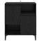 vidaXL Sideboard Black oak 60 x 35 x 70 cm Engineered wood