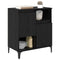 vidaXL Sideboard Black oak 60 x 35 x 70 cm Engineered wood