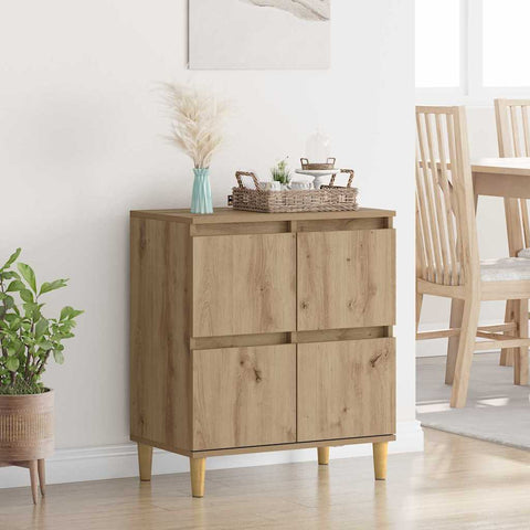 vidaXL Sideboard Artisan Oak 60 x 35 x 70 cm Engineered Wood