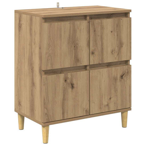 vidaXL Sideboard Artisan Oak 60 x 35 x 70 cm Engineered Wood