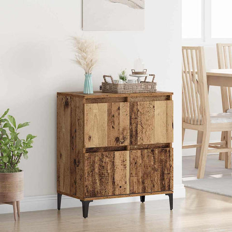 vidaXL Sideboard Old Wood 60 x 35 x 70 cm Engineered Wood and Iron