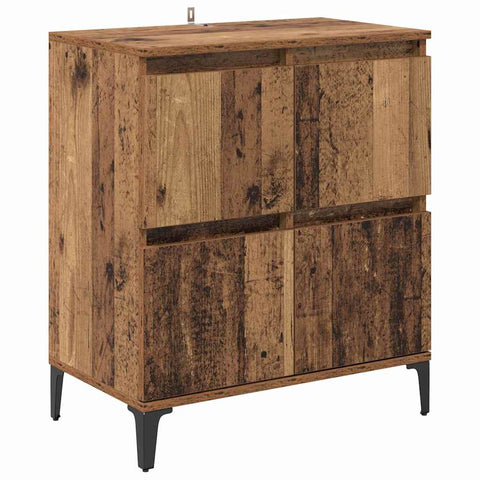 vidaXL Sideboard Old Wood 60 x 35 x 70 cm Engineered Wood and Iron