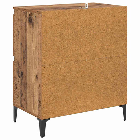 vidaXL Sideboard Old Wood 60 x 35 x 70 cm Engineered Wood and Iron