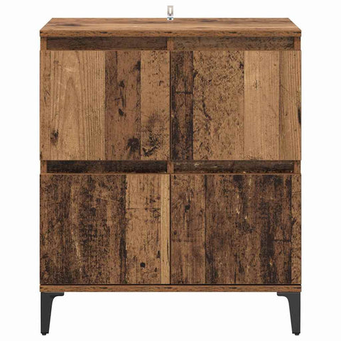 vidaXL Sideboard Old Wood 60 x 35 x 70 cm Engineered Wood and Iron