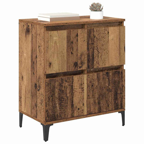 vidaXL Sideboard Old Wood 60 x 35 x 70 cm Engineered Wood and Iron
