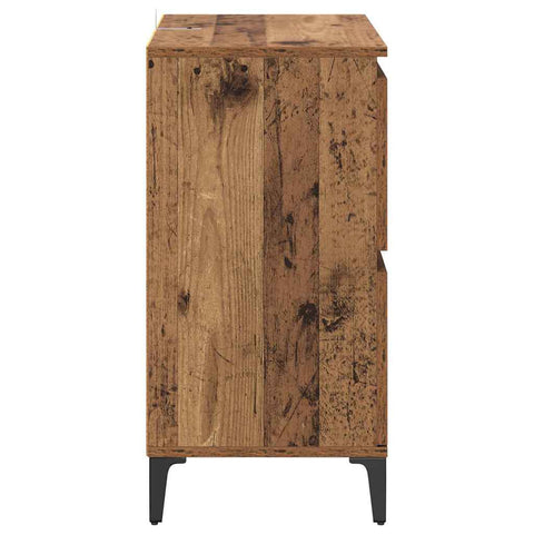 vidaXL Sideboard Old Wood 60 x 35 x 70 cm Engineered Wood and Iron
