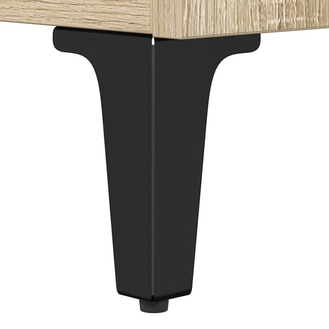 vidaXL Sink cabinet with Shelf with Storage Sonoma Oak 80 x 33 x 60 cm