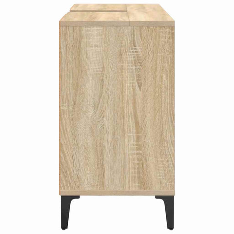 vidaXL Sink cabinet with Shelf with Storage Sonoma Oak 80 x 33 x 60 cm