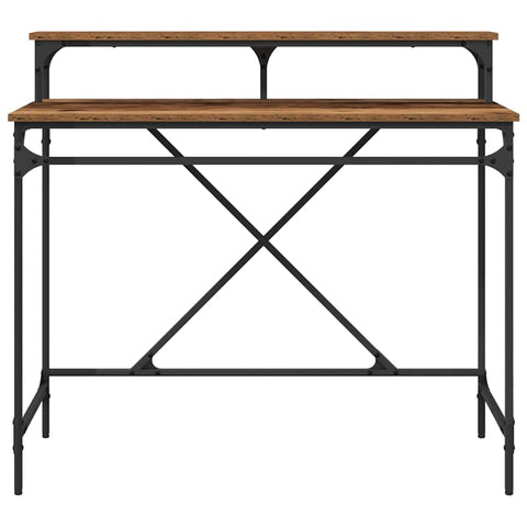 vidaXL Desk Old Wood 100 x 50 x 90 cm Engineered Wood