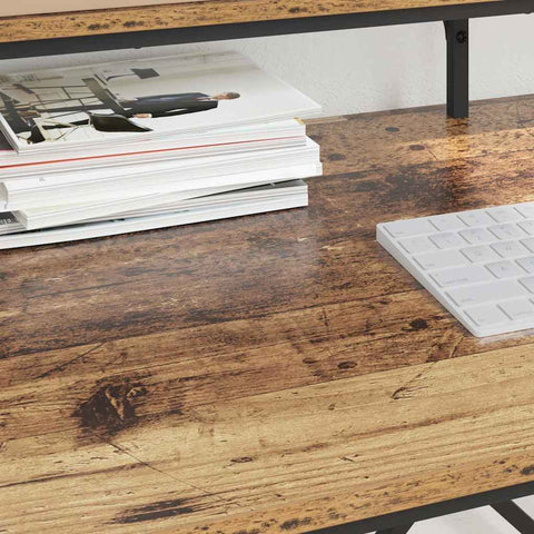 vidaXL Desk Old Wood 80 x 50 x 90 cm Engineered Wood