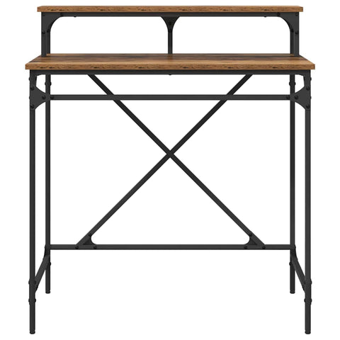 vidaXL Desk Old Wood 80 x 50 x 90 cm Engineered Wood