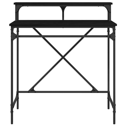 vidaXL Desk Black Oak 80 x 50 x 90 cm Engineered Wood