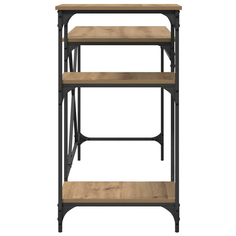 vidaXL Desk Artisan Oak 135 x 50 x 90 cm Engineered Wood