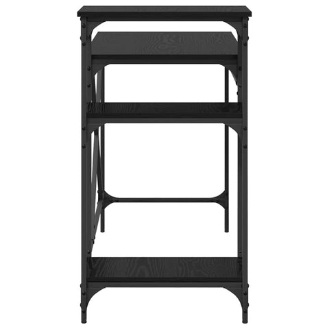 vidaXL Desk Black Oak 105 x 50 x 90 cm Engineered Wood