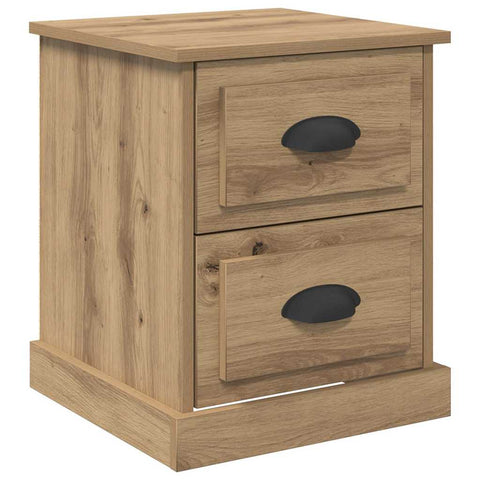 vidaXL Bedside Cabinet Artisan oak 39 x 39 x 47.5 cm Engineered wood