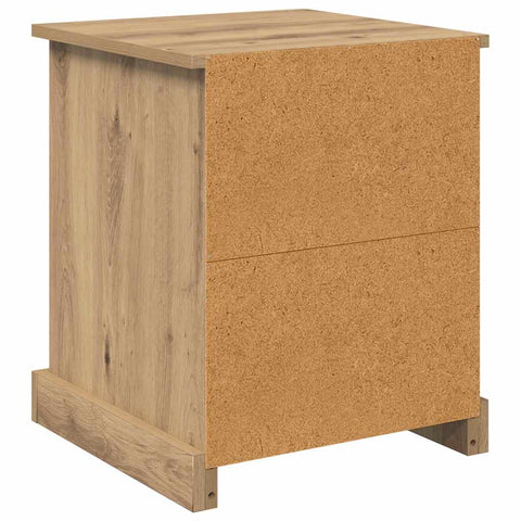 vidaXL Bedside Cabinet Artisan oak 39 x 39 x 47.5 cm Engineered wood