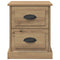 vidaXL Bedside Cabinet Artisan oak 39 x 39 x 47.5 cm Engineered wood