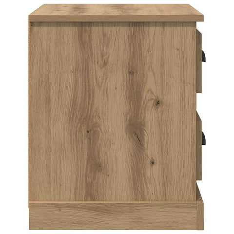 vidaXL Bedside Cabinet Artisan oak 39 x 39 x 47.5 cm Engineered wood