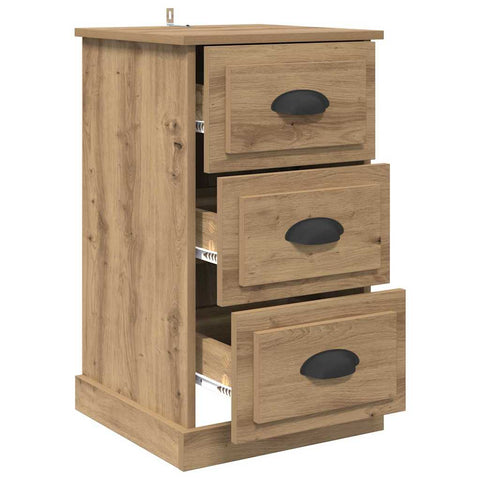 vidaXL Bedside Cabinet Artisan Oak 39 x 39 x 67.5 cm Engineered Wood