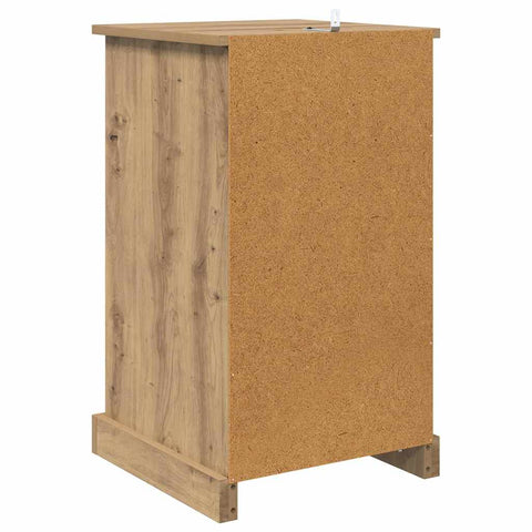 vidaXL Bedside Cabinet Artisan Oak 39 x 39 x 67.5 cm Engineered Wood
