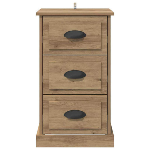 vidaXL Bedside Cabinet Artisan Oak 39 x 39 x 67.5 cm Engineered Wood