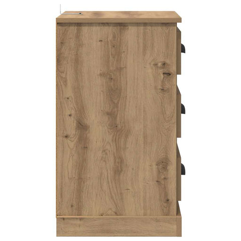 vidaXL Bedside Cabinet Artisan Oak 39 x 39 x 67.5 cm Engineered Wood