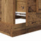 vidaXL Coffee Table Old wood 50 x 50 x 35 cm Engineered wood