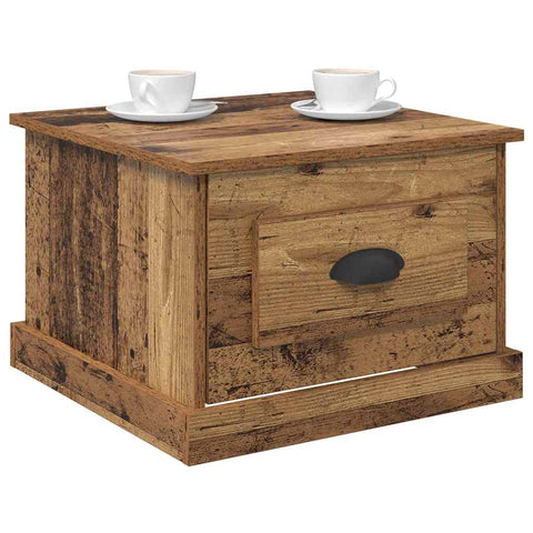 vidaXL Coffee Table Old wood 50 x 50 x 35 cm Engineered wood