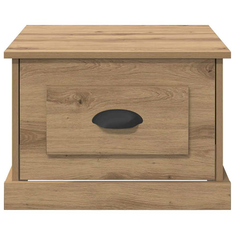 vidaXL Coffee Table Artisan oak 50 x 50 x 35 cm Engineered wood