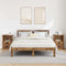 vidaXL Bedside Cabinet 2 pcs Old wood 43 x 36 x 60 cm Engineered wood