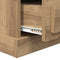 vidaXL Bedside Cabinet Artisan oak 43 x 36 x 60 cm Engineered wood