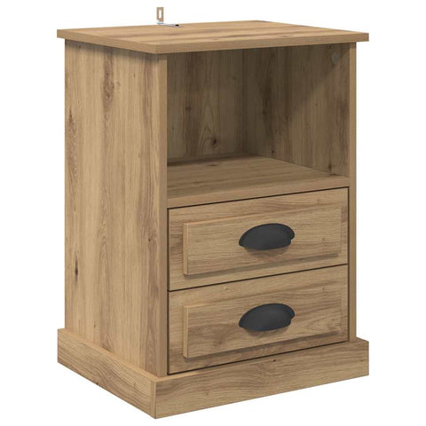 vidaXL Bedside Cabinet Artisan oak 43 x 36 x 60 cm Engineered wood
