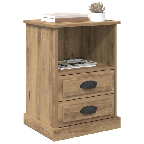 vidaXL Bedside Cabinet Artisan oak 43 x 36 x 60 cm Engineered wood