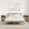 vidaXL Bedside Cabinet with Drawer 2 pcs Artisan oak 43 x 36 x 60 cm