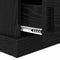 vidaXL Bedside Cabinet 2 pcs Black oak 43 x 36 x 60 cm Engineered wood