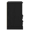 vidaXL Bedside Cabinet 2 pcs Black oak 43 x 36 x 60 cm Engineered wood