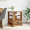 vidaXL Bedside Cabinet Old wood 50 x 50 x 60 cm Engineered wood