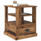 vidaXL Bedside Cabinet Old wood 50 x 50 x 60 cm Engineered wood