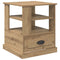 vidaXL Bedside Cabinet Artisan oak 50 x 50 x 60 cm Engineered wood