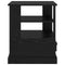 vidaXL Bedside Cabinet Black oak 50 x 50 x 60 cm Engineered wood
