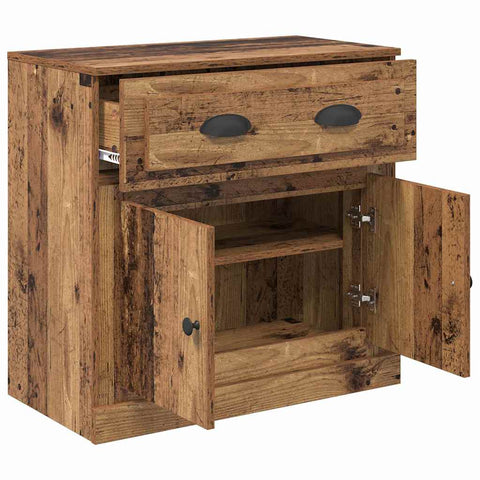 vidaXL Highboard Old Wood 70 x 35.5 x 67.5 cm Engineered Wood